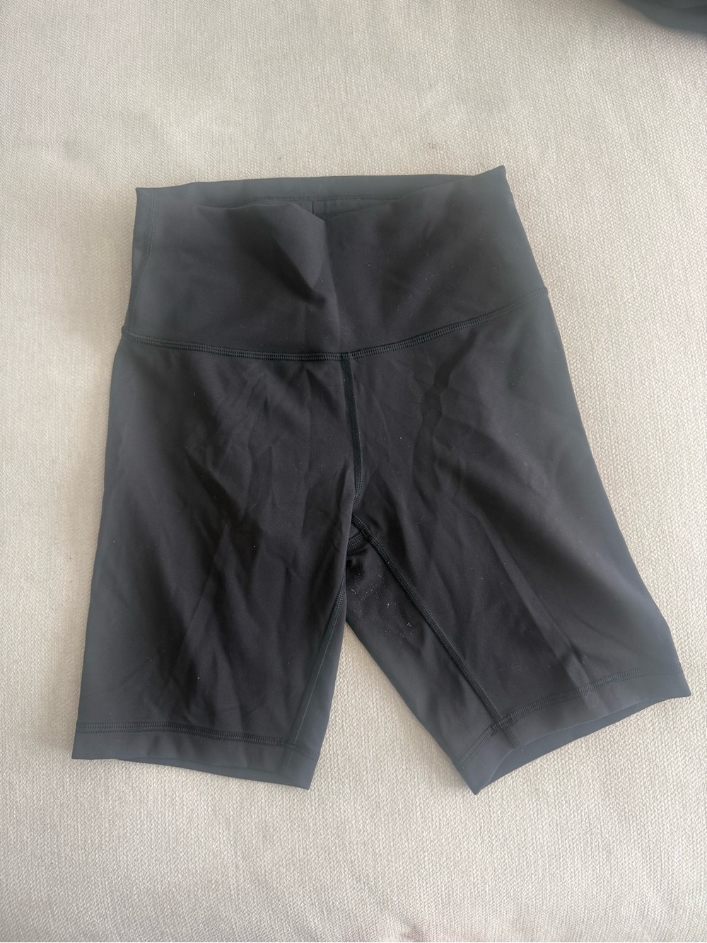 lululemon athletica Black High-Rise Bike Shorts